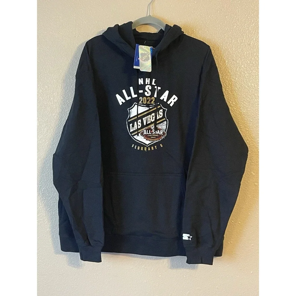 Men's 2XL‎ NWT Vegas Golden Knights Starter 2022 NHL All Star Game Hoodie Black